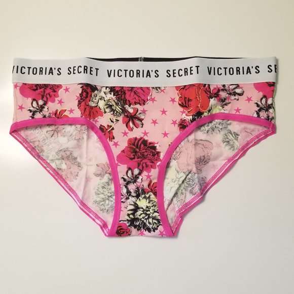 BUNDLE! NWT 3 prs Victoria's Secret Cotton Logo Waist Hiphugger Panty, Size S - Picture 3 of 5